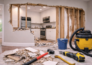 Coordinating Cleanup During Multi-Phase Home Remodeling Work