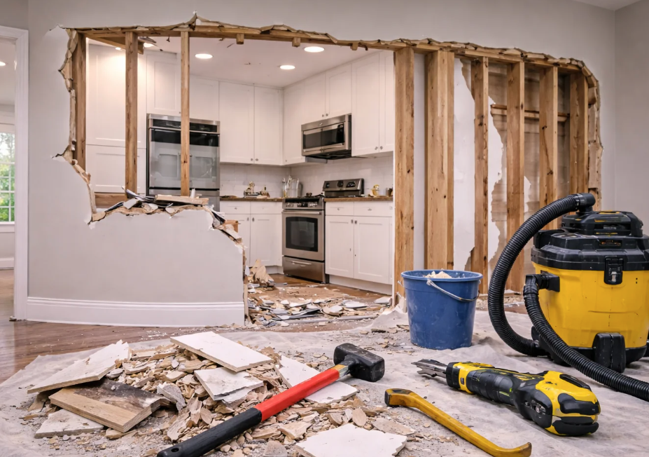 Coordinating Cleanup During Multi-Phase Home Remodeling Work